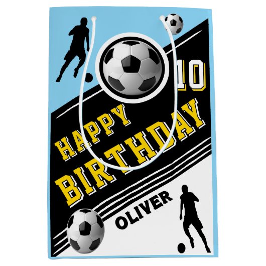 Verjaardag van de moderne voetbal Football balspel Medium Cadeauzakje (Voorkant)