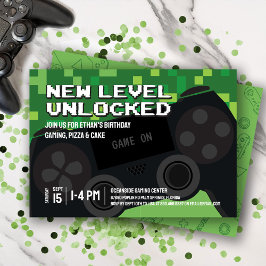 Verjaardag van de nieuwe level gaming controller kaart