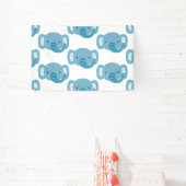 Verjaardag van de olifant Kinder kunst Spandoek (Insitu)