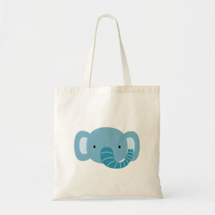 Verjaardag van de olifant Kinder kunst Tote Bag