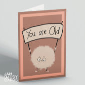 Verjaardag van de oude persoon kaart