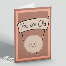 Verjaardag van de oude persoon kaart