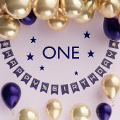 Verjaardag van de Outer Space Astronaut Rocket & P Vlaggetjes