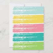 Verjaardag van de Partij van de Kleur van het Deeg Kaart (Achterkant)