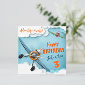 Verjaardag van de piloot van het vliegtuig (Staand voorkant)