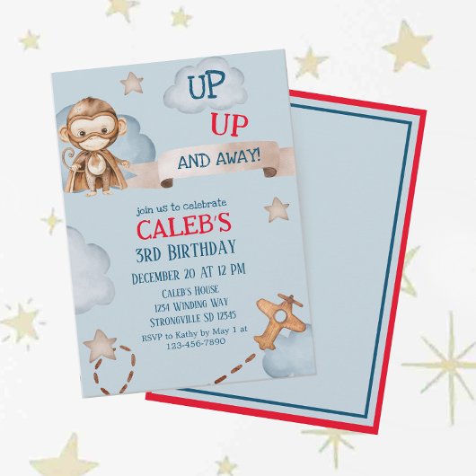 Verjaardag van de piloten van het vliegtuig op en kaart