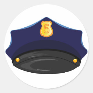 Verjaardag van de politie ronde sticker
