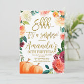 Verjaardag van de Pompoen, Ssst het is een verrass Kaart (Staand voorkant)