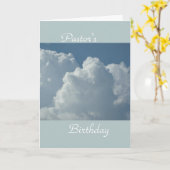 Verjaardag van de predikant kaart (Gele Bloem)