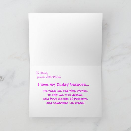 Verjaardag van de prinses met vers kaart (Binnen)