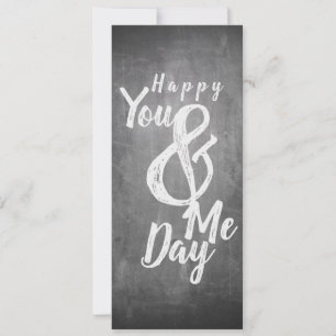 Verjaardag van de relatie in krijtbord uitziend