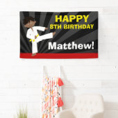 Verjaardag van de Riem van Taekwondo de Afrikaanse Spandoek (Insitu)