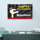 Verjaardag van de Riem van Taekwondo de Afrikaanse Spandoek (Beurs)