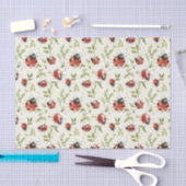 Verjaardag van de Rode Lieveheersbeestjes Tissuepapier (Craft)