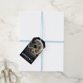 Verjaardag van de ruimtevaarder cadeaulabel (Met Touw)