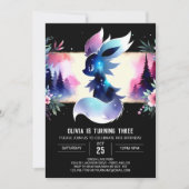 Verjaardag van de Schattige wolf Kaart (Voorkant)