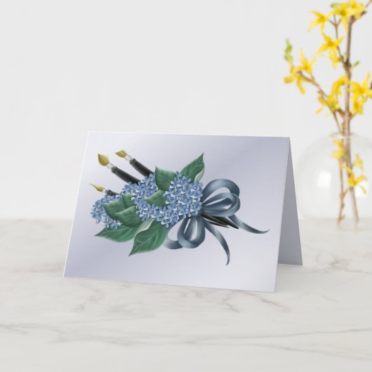 Verjaardag van de schilder kaart (Gele Bloem)