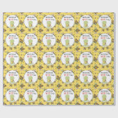 Verjaardag van de Schildpad Cadeaupapier (Vlak)