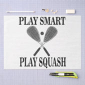 Verjaardag van de squashsportspeler tissuepapier (Craft)