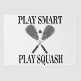 Verjaardag van de squashsportspeler tissuepapier