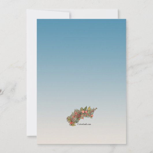 Verjaardag van de tweeling kaart (Achterkant)