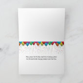 Verjaardag van de  typemachine kaart (Binnen)