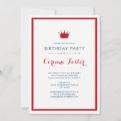 Verjaardag van de Union Jack Flag Kaart (Voorkant)