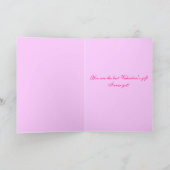 Verjaardag van de valentijn: vader, moeder voor do feestdagen kaart (Binnen)