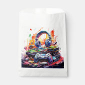 Verjaardag van de Video Controller en hoofdtelefoo Bedankzakje (Voorkant)