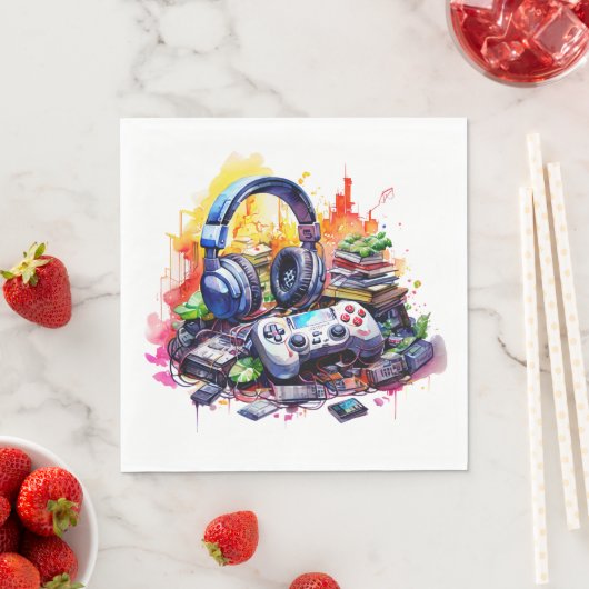 Verjaardag van de Video Controller en hoofdtelefoo Servet (Insitu)