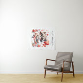 Verjaardag van de vliegende wasbeer wandkleed (In Situ (horizontaal))
