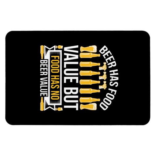 Verjaardag van de voedingswaarde van bier magneet (Horizontaal)