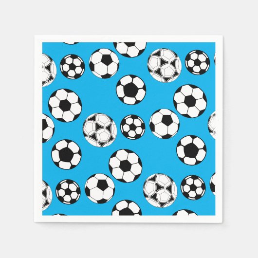 Verjaardag van de voetbaljongens | AANGEPASTE LEEF Servet (Voorkant)