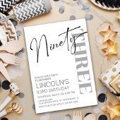 Verjaardag van de volwassene 91 92 93 94 95 96 97  kaart