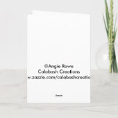 Verjaardag van de Vrouw van de draad de Etnische Kaart (Achterkant)