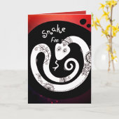 Verjaardag van de vuurslang kaart (Gele Bloem)