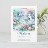 Verjaardag van de Waterverf van het magische zeeme Kaart (Staand voorkant)