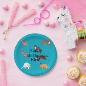 Verjaardag van de wezel papieren bordje (Feest)