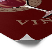 Verjaardag van de wijnliefhebber - 1950 poster (Hoek)