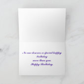 Verjaardag van de wilde viooltjes kaart (Binnen)