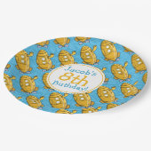 Verjaardag van de Yellow Submarine Boy Papieren Bordje (Gekanteld)