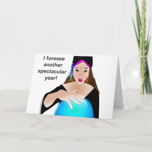 Verjaardag van de zigeuner kaart (Voorkant)