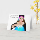 Verjaardag van de zigeuner kaart (Gele Bloem)