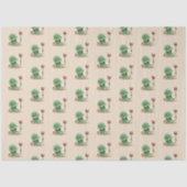 Verjaardag van dinosaurussen en ballonnen tissuepapier (Voorkant)