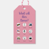 Verjaardag van Doljanchi Dol van Doljabi de Cadeaulabel (Voorkant)