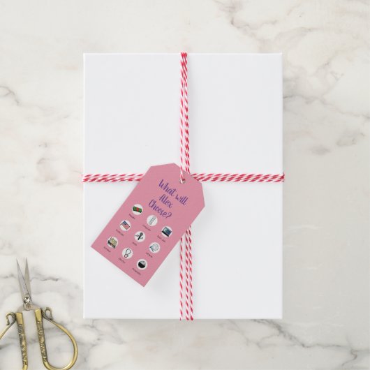 Verjaardag van Doljanchi Dol van Doljabi de Cadeaulabel (Met Touw)
