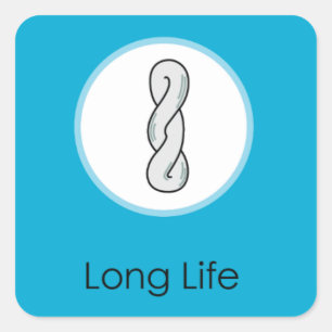 Verjaardag van Doljanchi van Doljabi de Koreaanse Vierkante Sticker