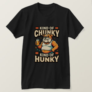 Verjaardag van een beetje dikke, beetje stoere hon t-shirt