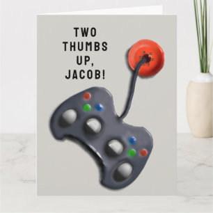 verjaardag van een gamer kaart
