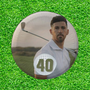 Verjaardag van een golfer Bash Papieren Bordje